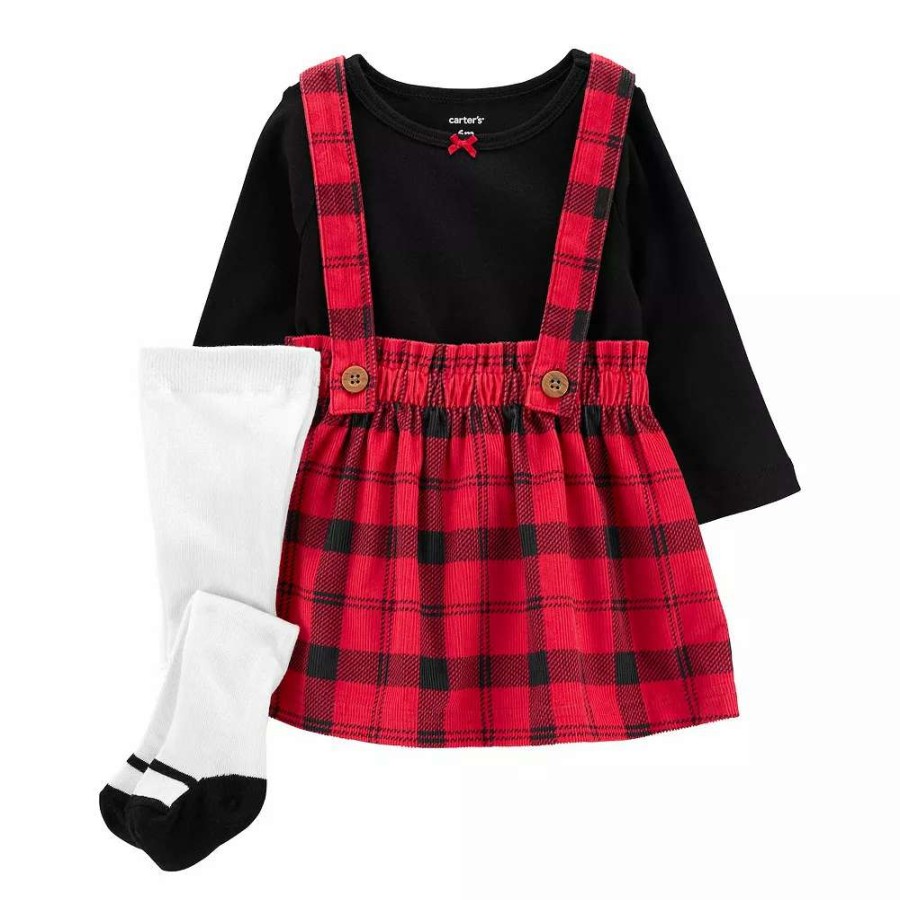 Clothing * | Baby Carter'S 3-Piece Tee & Jumper Set