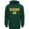 Clothing * | Kids 7-20 Green Bay Packers Team Slogan Fleece Hoodie