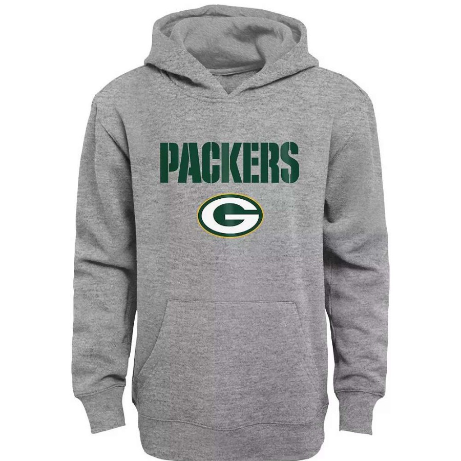 Clothing * | Kids 7-20 Green Bay Packers Team Pride Fleece Hoodie