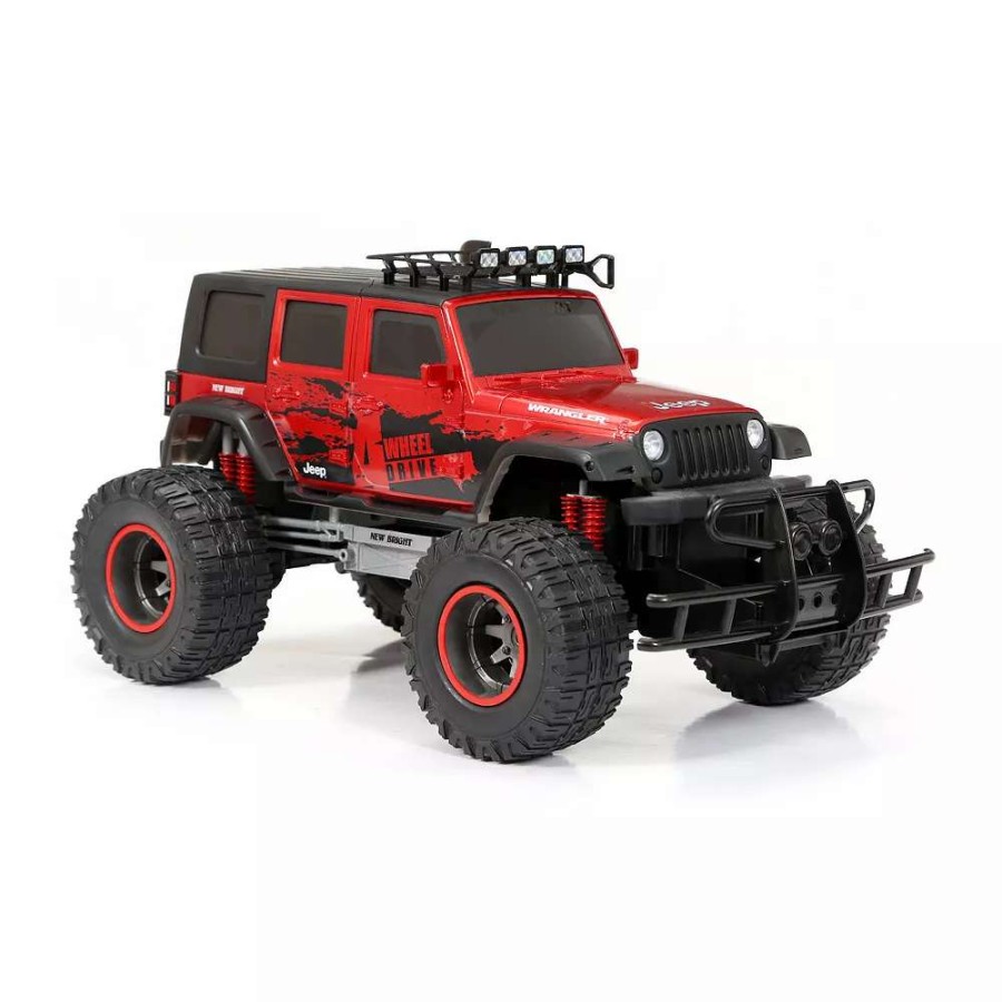 Toys * | New Bright 1:12-Scale 4X4 Jeep Wrangler Rc Vehicle