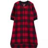 Clothing * | Baby Carter'S Buffalo Plaid Fleece Sleep Bag