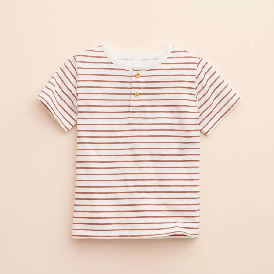 Clothing * | Baby & Toddler Little Co. By Lauren Conrad Organic Short-Sleeve Henley Tee