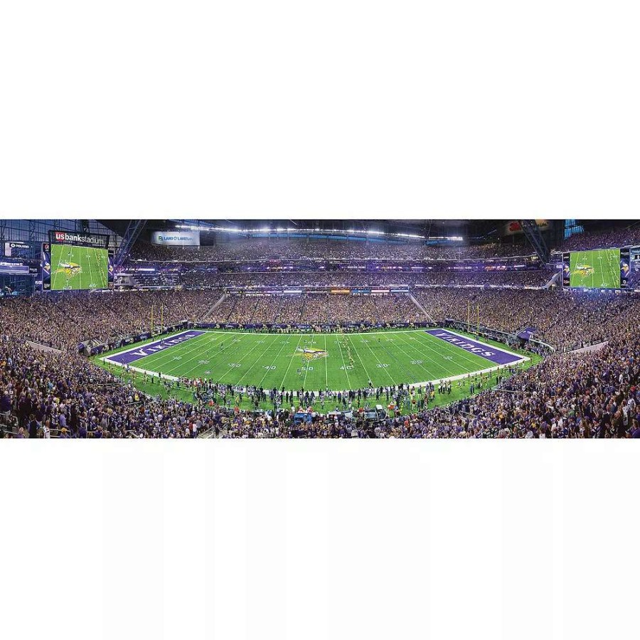 Toys * | Minnesota Vikings Stadium Panoramic 1000-Piece Puzzle