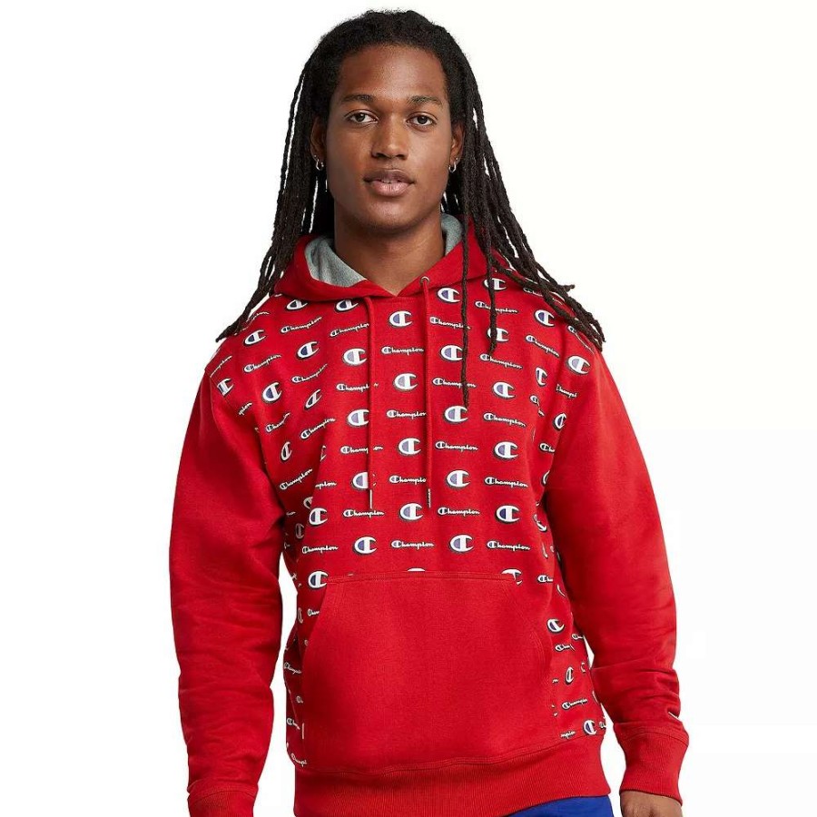 Clothing * | Men'S Champion Powerblend Fleece Hoodie