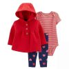 Clothing * | Baby Carter'S 3-Piece Quilted Jacket Set