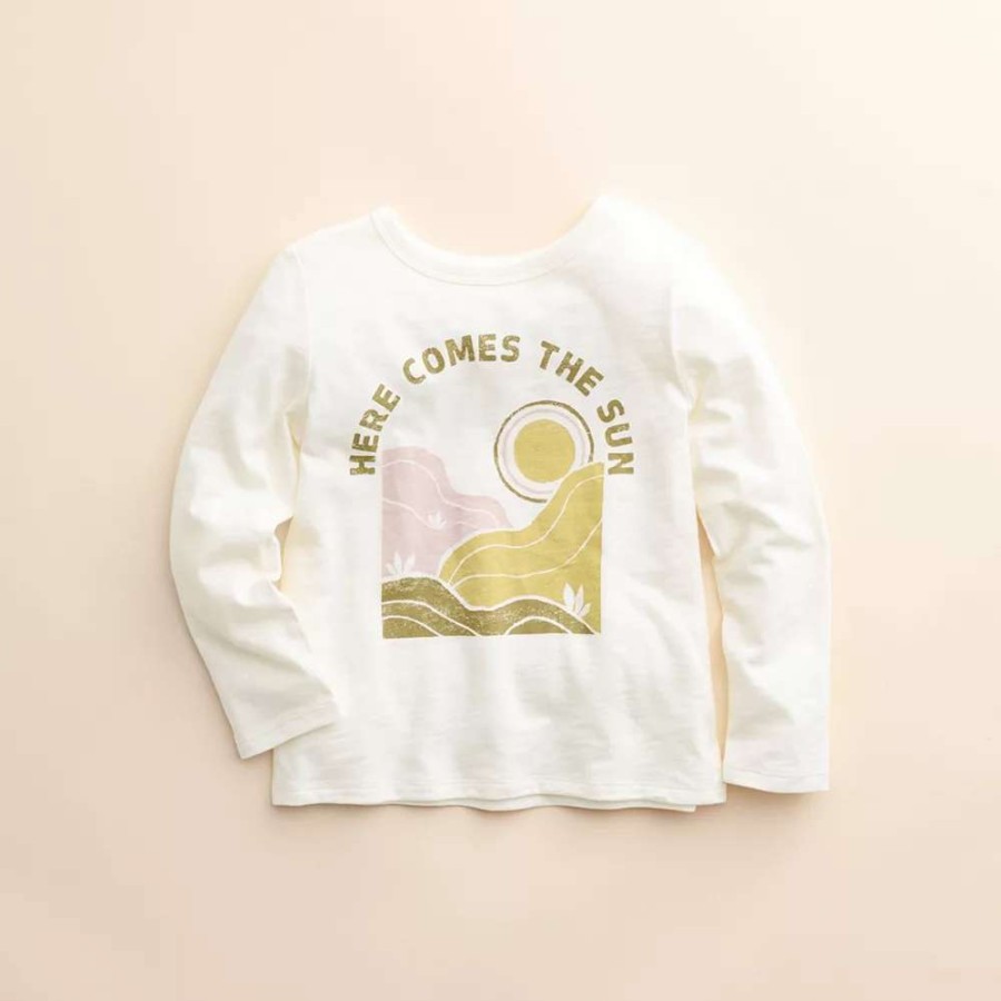 Clothing * | Kids 4-8 Little Co. By Lauren Conrad Organic Long-Sleeve Tee