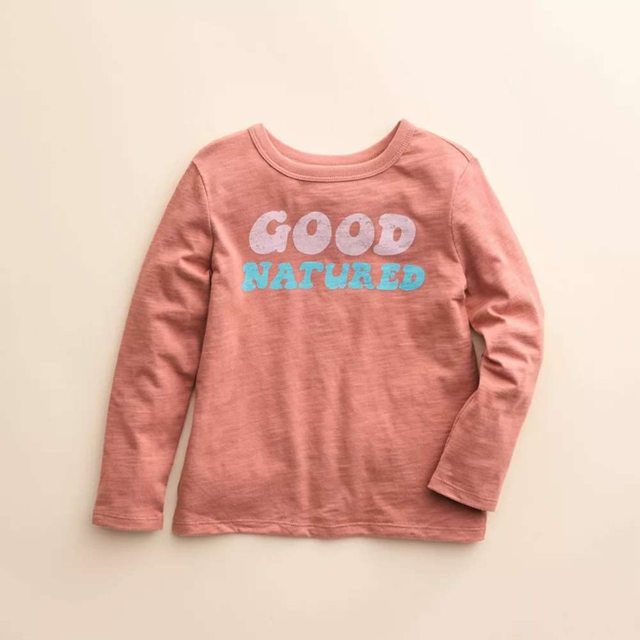 Clothing * | Kids 4-8 Little Co. By Lauren Conrad Organic Long-Sleeve Tee