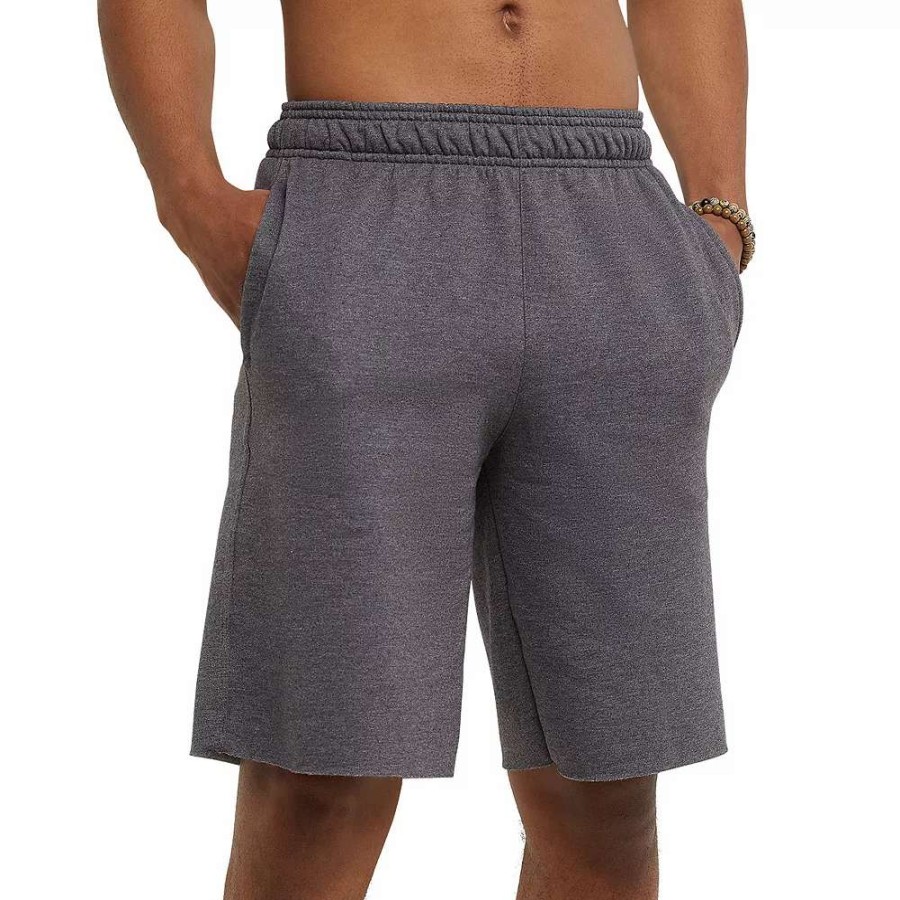 Clothing * | Men'S Champion 10-Inch Powerblend Fleece Shorts