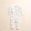 Clothing * | Baby Little Co. By Lauren Conrad Organic Pocket Romper Ivory Camper Print