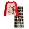 Clothing * | Girls 4-12 Jammies For Your Families Rudolph The Red Nosed Reindeer Pajama Set