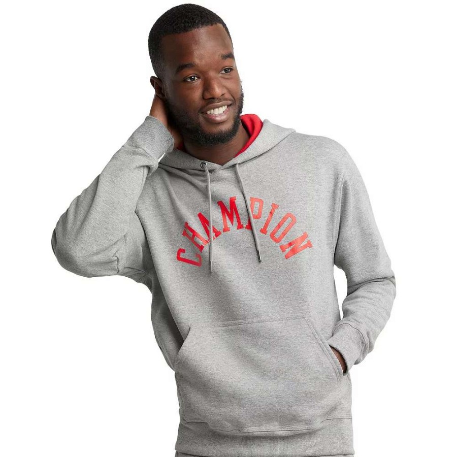 Clothing * | Men'S Champion Powerblend Fleece Hoodie