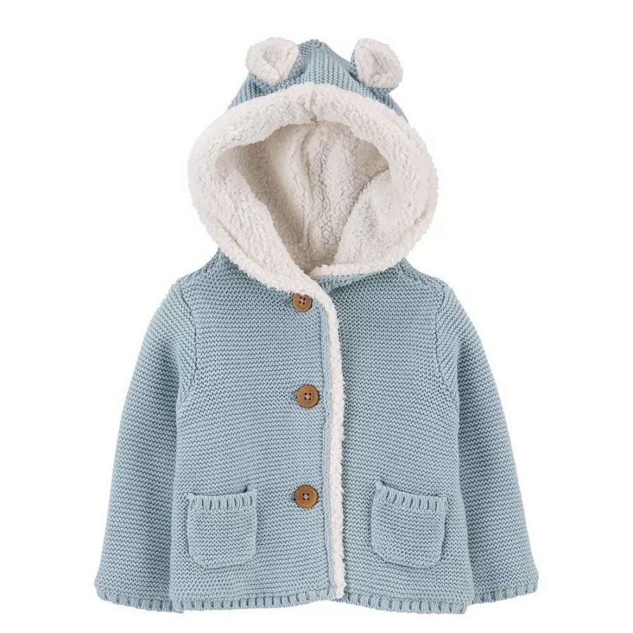 Clothing * | Baby Carter'S Sherpa-Lined Cardigan