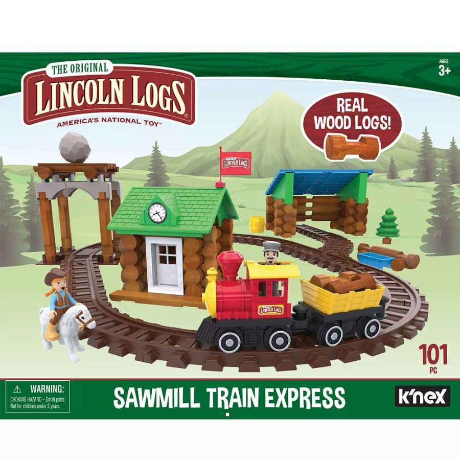 Toys * | Lincoln Logs Sawmill Train Express