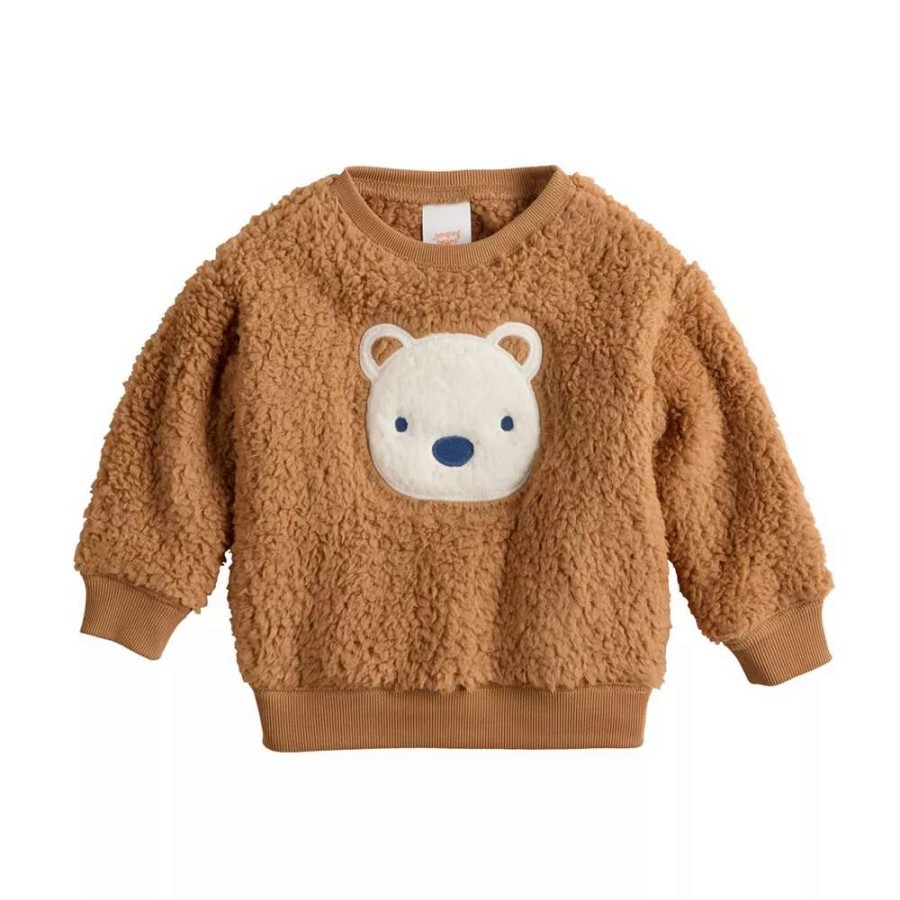 Clothing * | Baby Jumping Beans Cozy Sherpa Crewneck Sweatshirt