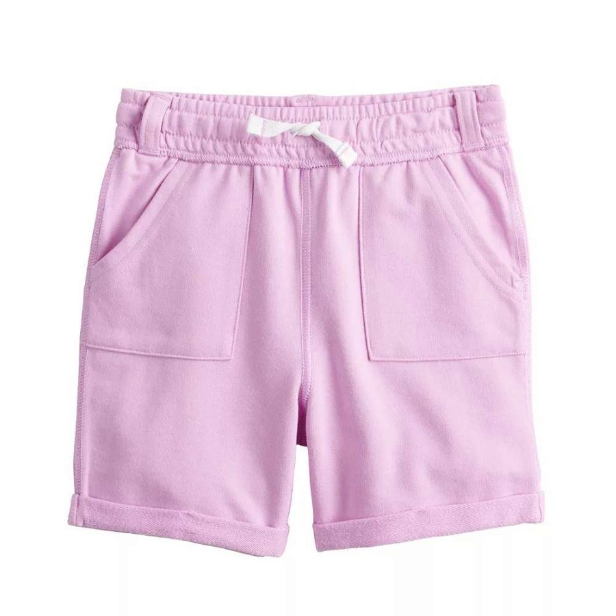 Clothing * | Toddler Girl Jumping Beans Adaptive Sensory Friendly, Easy Dressing, & Seated Comfort French Terry Bermuda Shorts