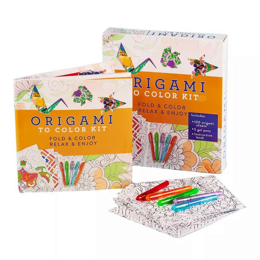 Books * | Origami To Color Kit