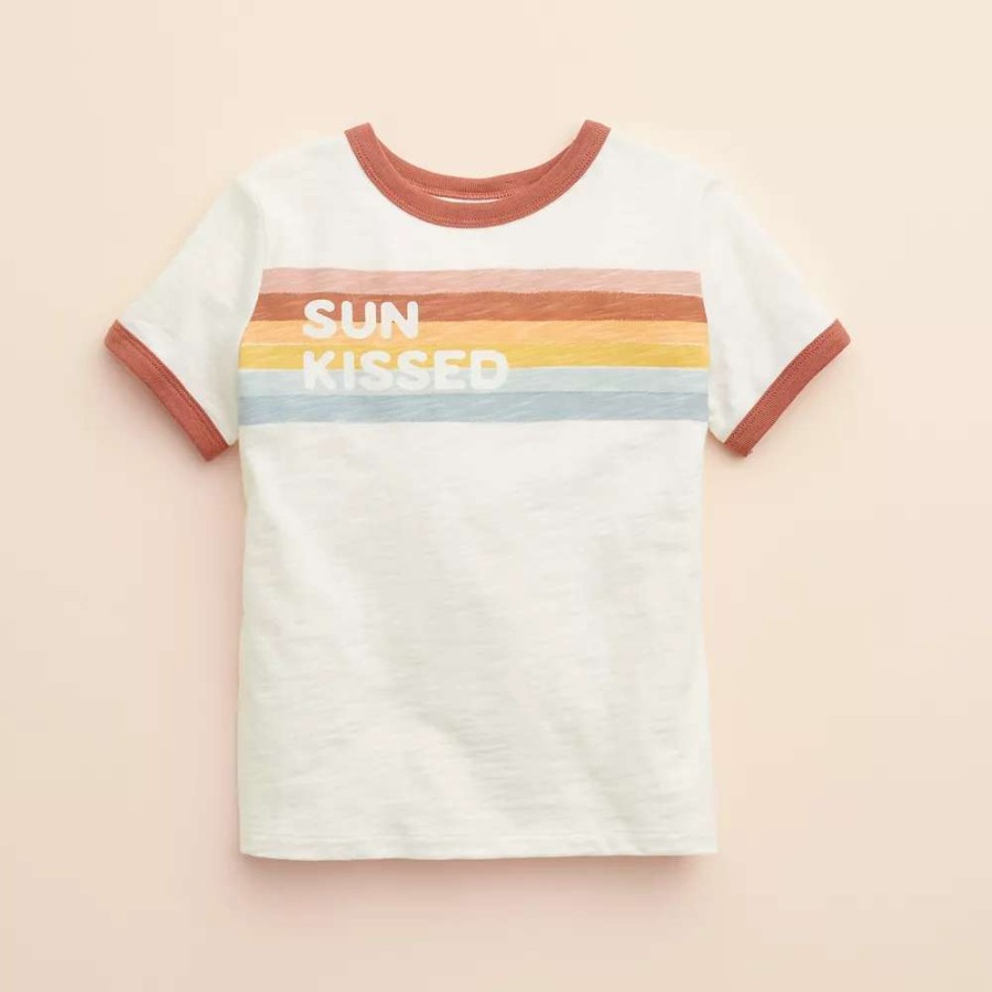 Clothing * | Baby & Toddler Little Co. By Lauren Conrad Organic Ringer Tee