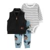 Clothing * | Baby Carter'S 3-Piece Little Quilted Vest Set